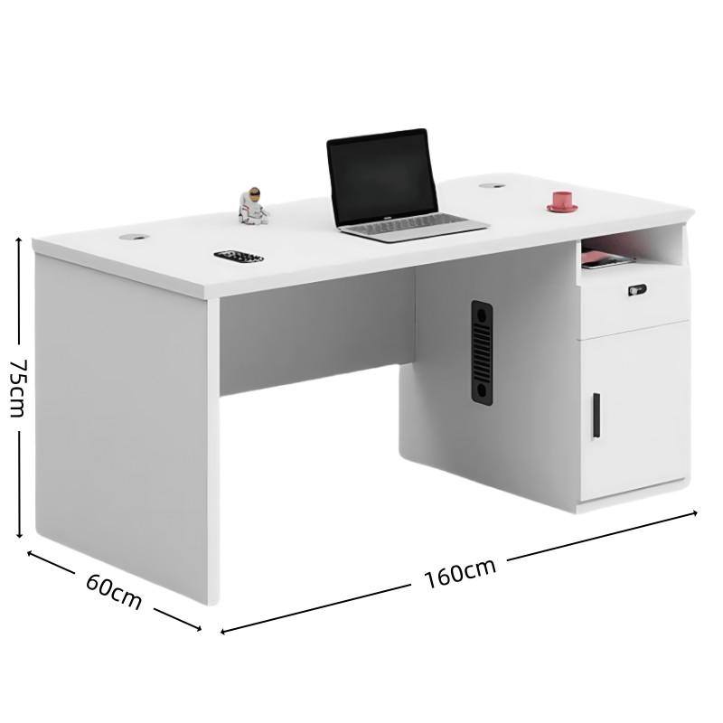 亿洛莱 右侧柜办公桌 160*60*75cm 张高清大图