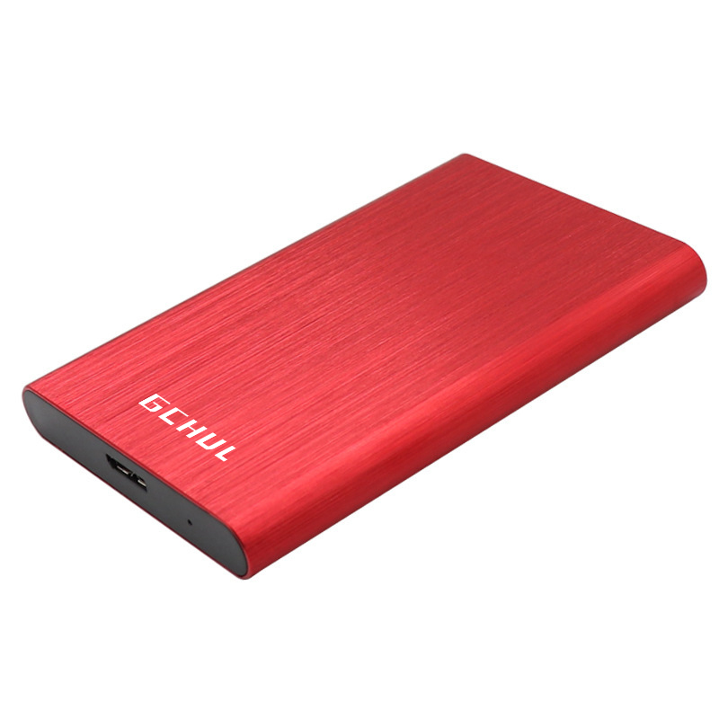 杰储(GCHUL) T1000 1T USB3.0 2.5英寸磨砂红色 移动硬盘 (计价单位:个) 磨砂红色高清大图