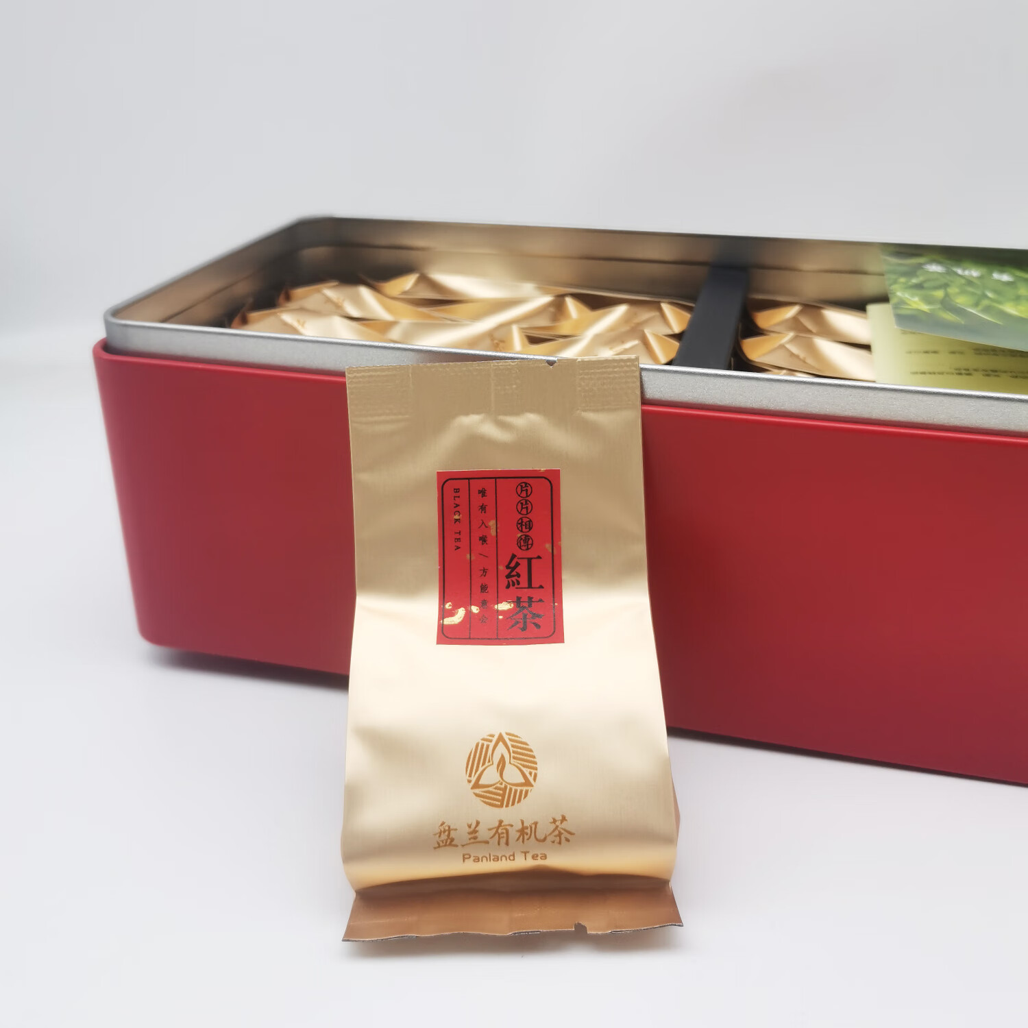 盘兰片片相传红茶125g高清大图