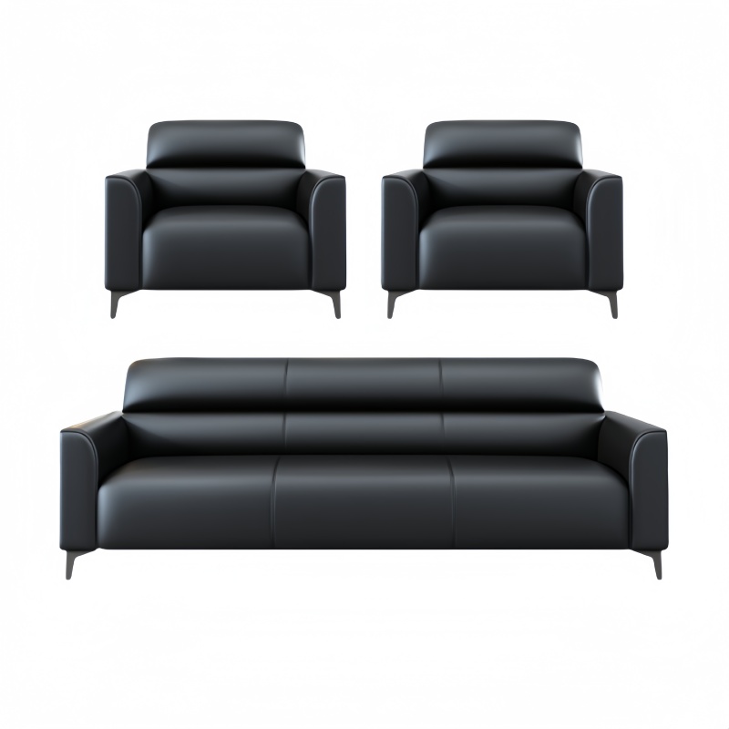 悦兴诚接待沙发单位+单位+三人位套高清大图