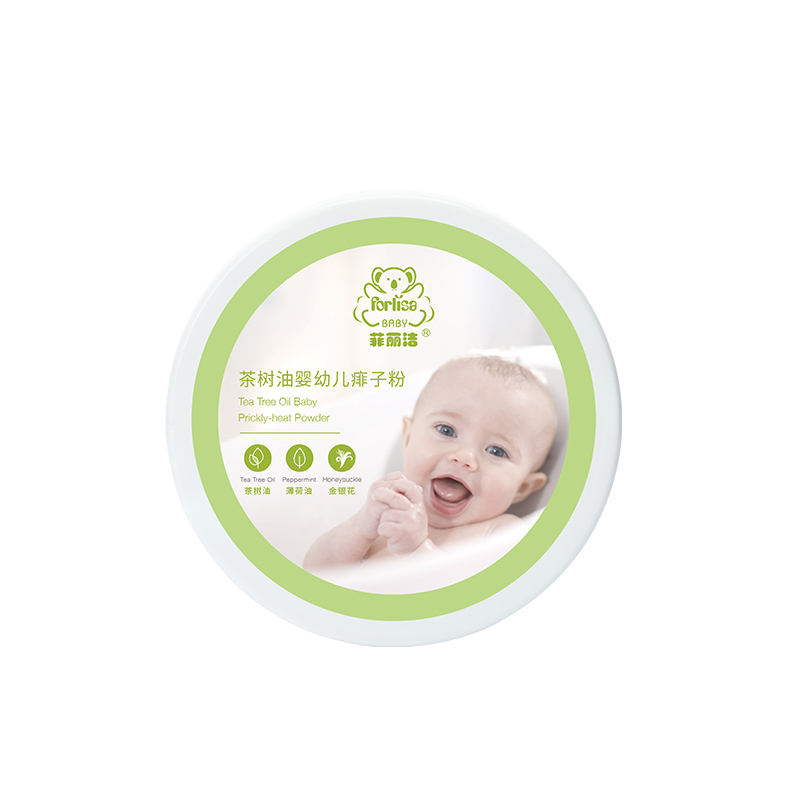菲丽洁茶树油婴幼儿痱子粉120g