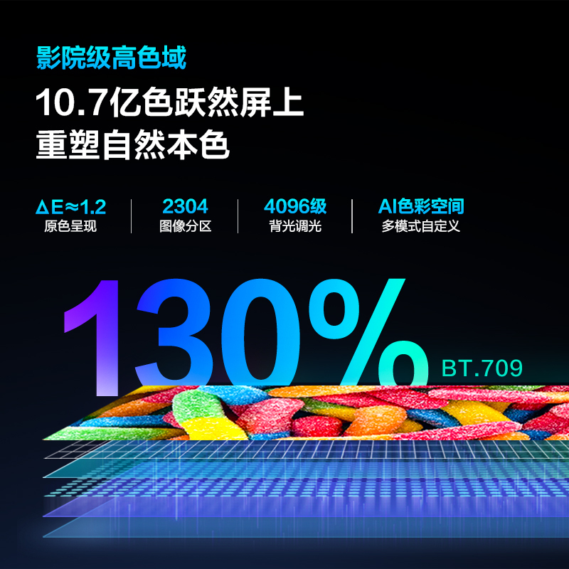 海信Vidda 游戏电视 65英寸 X65 144Hz高刷 HDMI2.1 金属全面屏 3+64G 智能液晶电视高清大图