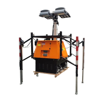 简鼎信号灯 JD6713 2x350W金卤灯2x1000W IP65 5700K全方位自装卸移动照明灯塔(计价单位:台)