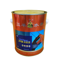 五羊漆 油漆 水性防护漆(快干型) 大红 14KG
