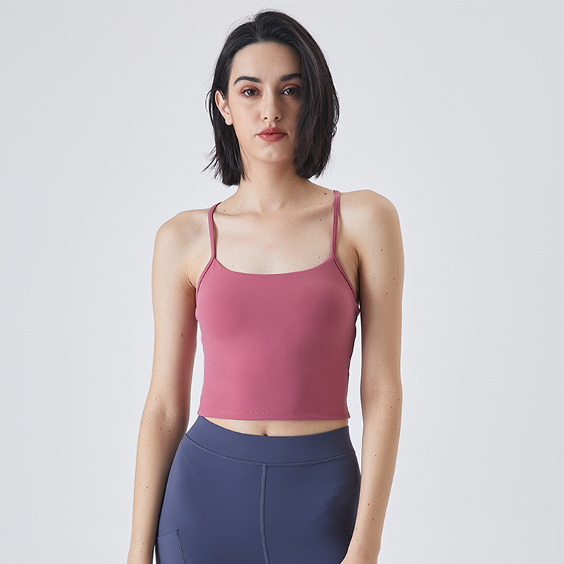 蒙洛里克瑜伽服背心新款运动内衣女性感吊带瑜伽文胸外穿跑步专业健身