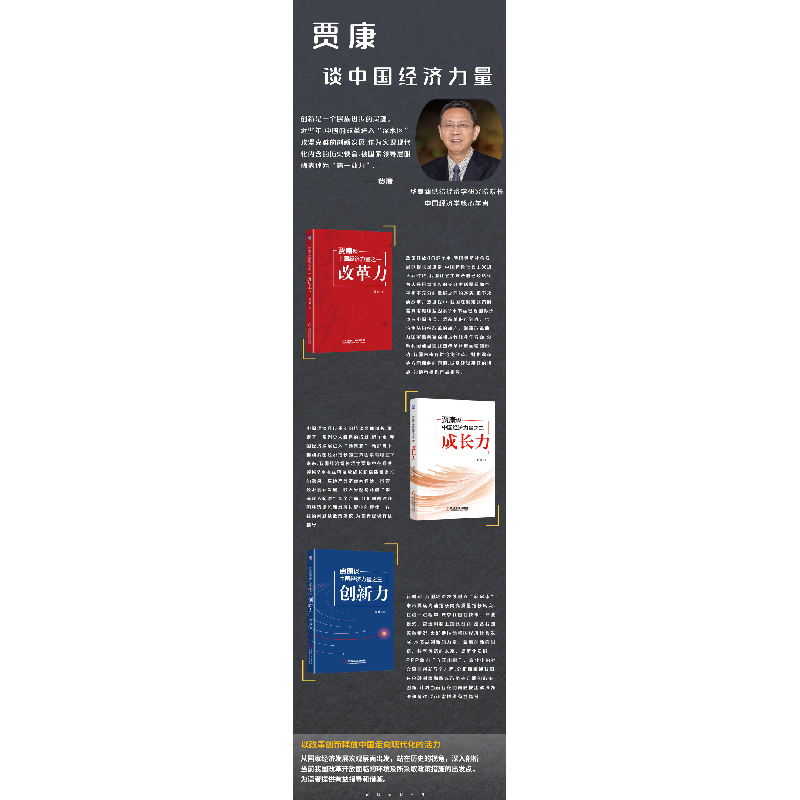 正版 贾康谈中国经济力量:三:创新力 贾康 机械工业出版社 978711高清大图