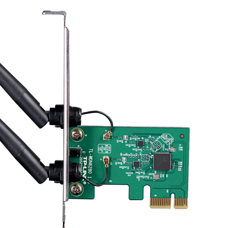 TP-LINK TL-WDN6280 AC1300双频无线PCI-E 5G双频台式机内置 wifi接收器(一个装)