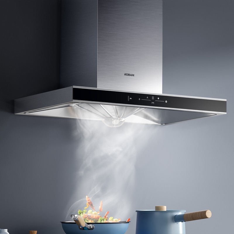 老板robam油烟机21立方欧式抽烟机吸抽排家用大吸力油烟机21立方大