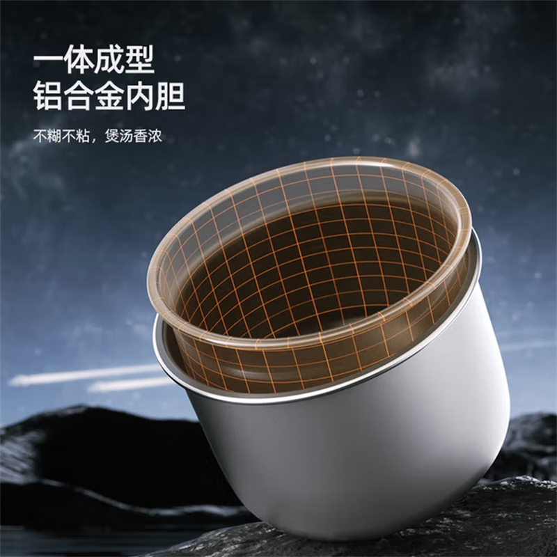 longde龙的(longde)电压力锅 24小时预约双胆电饭锅LD-YL5016A高清大图