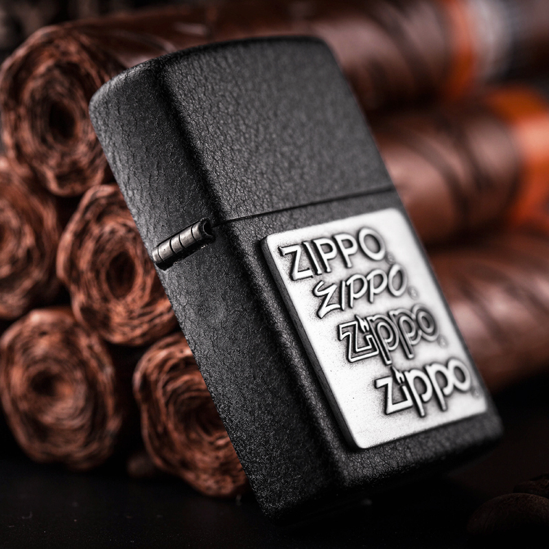 芝宝正品打火机zippo正版原装四代锡标志男士定制个性zppo正品