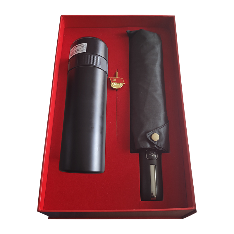 稳帆甄选 保温杯雨伞礼盒套装400ml T801/套高清大图
