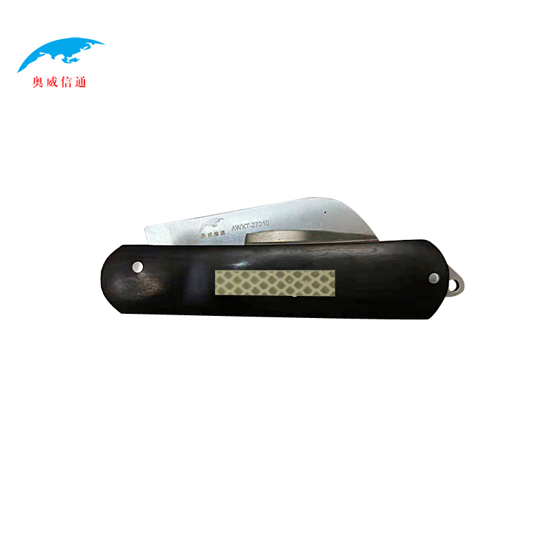 奥威信通 折叠电工刀弧刃 AWXT-27010 把高清大图