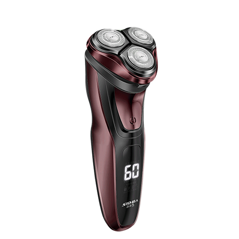 超人(SID) RS335 三刀头浮动式充电式电动剃须刀浮动3刀头大功率带鬓刀 单个装