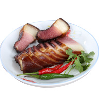 美缀美土猪老腊肉250g重庆四川特产咸肉腊味腊肠农家自制烟熏肉