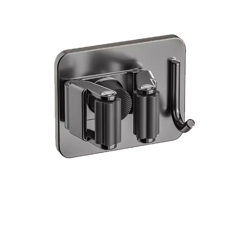 臻彩拖把壁挂夹单夹带挂钩高清大图