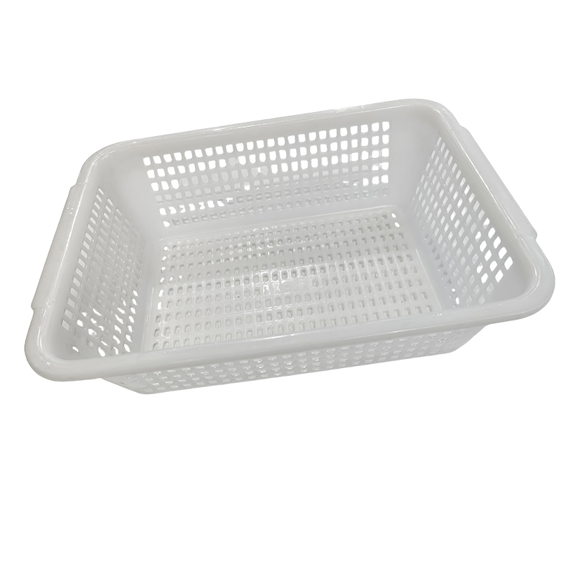 志合欣语 塑料筐洗菜篮 白色 个