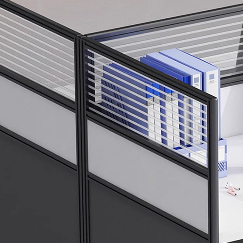 中豫鑫泽 ZYXZ5031425 职员桌屏风工位职员办公桌 对坐四人位高清大图