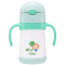 膳魔师(THERMOS)孕婴童保温杯FFH-293L吸管杯内胆316L不锈钢双盖多用290ML学饮杯礼盒装防滑底座绿色