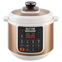 苏泊尔(SUPOR)电压力锅CYSB50YCW10D-100 5L3-6人不粘锅彩琅双胆底盘加热定时预约功能压力锅