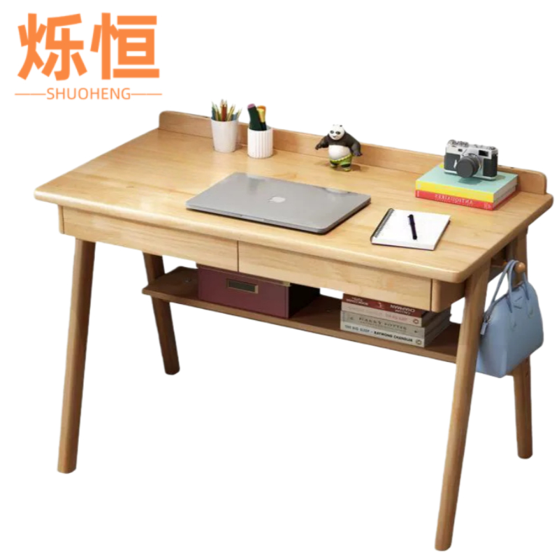 烁恒 书桌 75*80*60cm 张高清大图