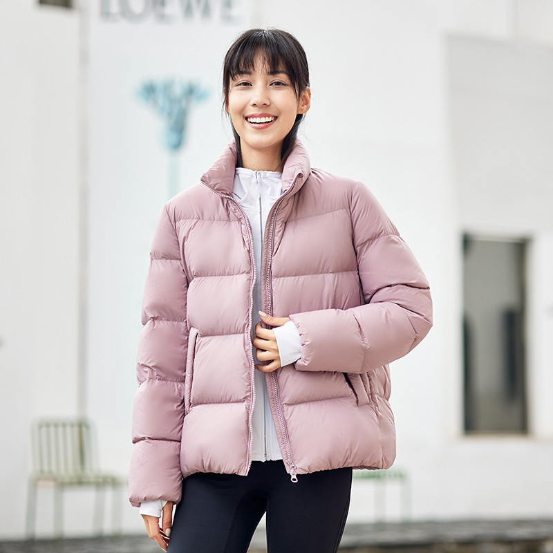 坦博尔羽绒服女时尚韩版秋冬短款泡芙面包服保暖小个子外套厚