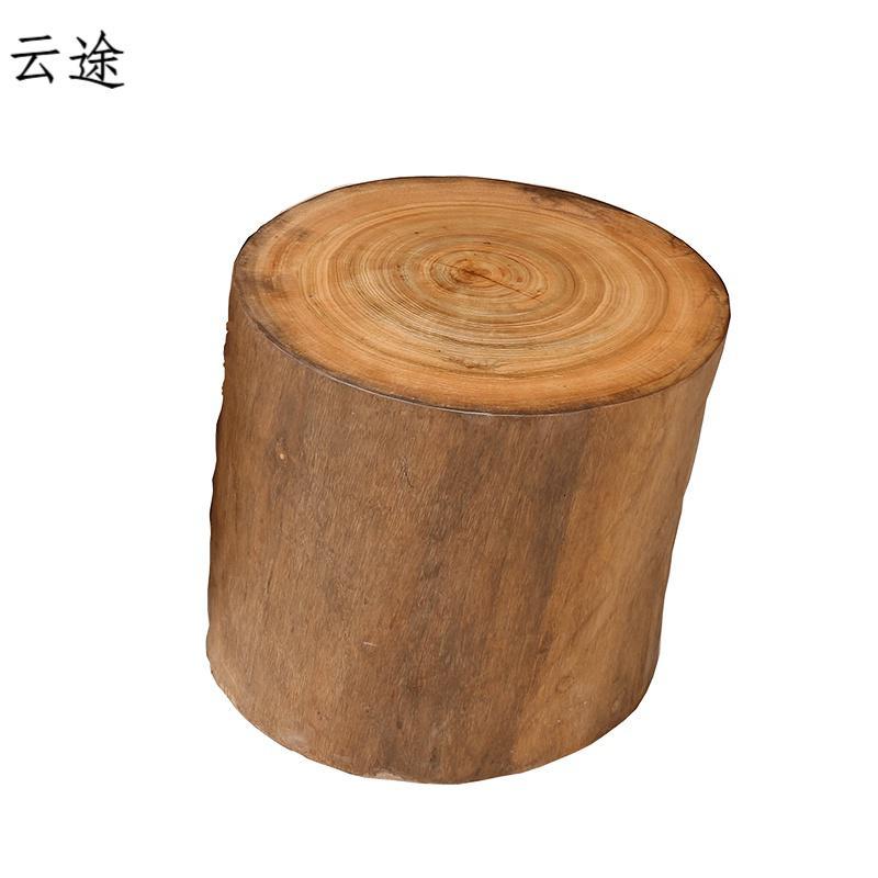 香樟木树墩子原木头凳子树根根茶几圆凳家用实木墩子坐凳树桩子定制