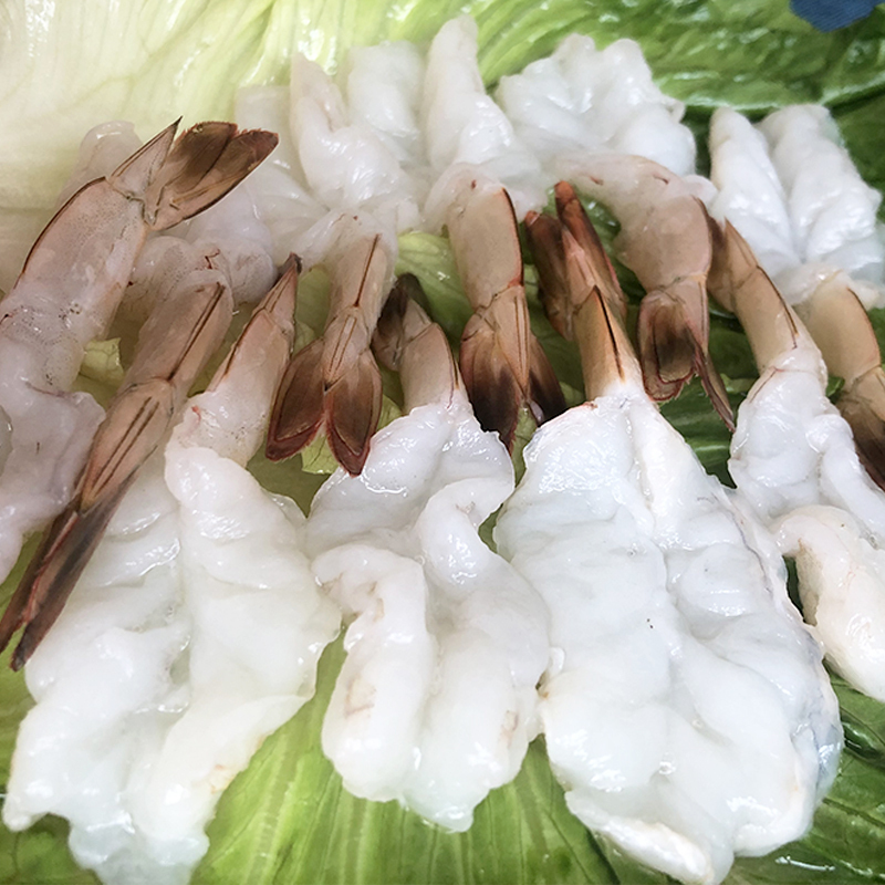 桂之海北海野生大风尾虾250g3包鲜活去头开背蝴蝶