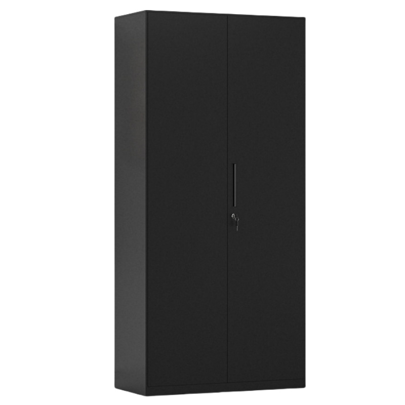 凌迪星黑色文件柜900*400*1850mm台高清大图