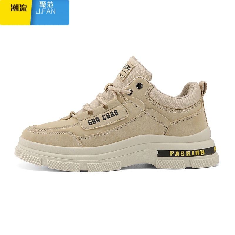 聚范2024新款春季男鞋工地工作鞋男士劳保鞋防水防滑鞋子休闲鞋运动鞋高清大图