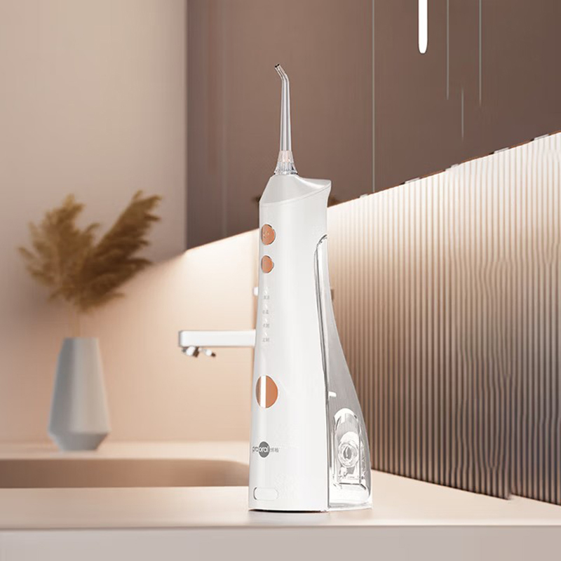 博皓 5025Plus 冲牙器手持立式成人水牙线洗牙器 象牙白