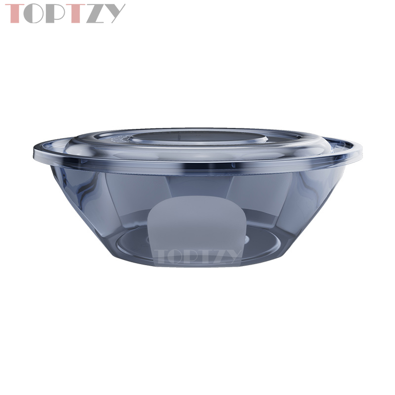 toptzy TZ5071804 一次性餐盒圆形外卖打包盒 50个高清大图