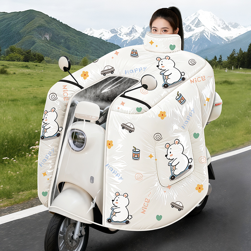 正雨雨衣女长款全身防暴雨雨披徒步成人外穿加厚电动车电瓶车骑行9063高清大图