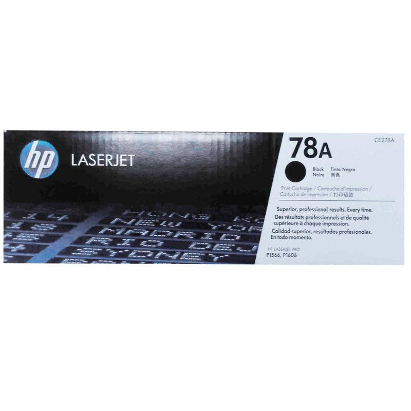 惠普(HP)CE278A 黑色硒鼓 78A(适用LaserJet Pro P1566 P1606dn M1536dnf)高清大图