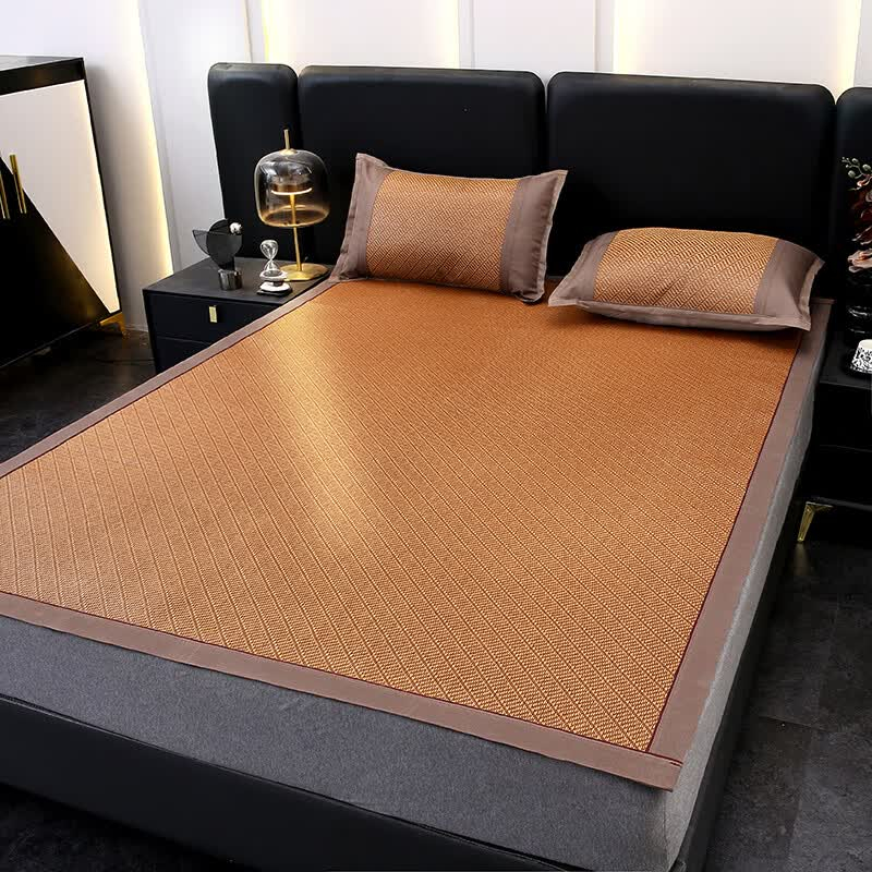 悠梦嘉居养生御藤席三件套YX16301-凉席180*200CM 枕套48*74CM*2凉席三件套高清大图