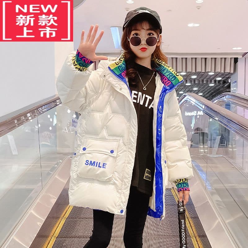 可莉允女童棉衣免洗外套冬装2022新款中大童加厚棉服女孩网红棉袄韩版潮图片