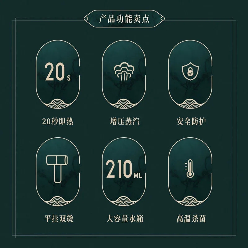 芭比粉基础款[灰板] 除皱不明显 南极人手持便携式挂烫机家用小型电熨斗旅行熨烫机烫斗迷你小熨斗