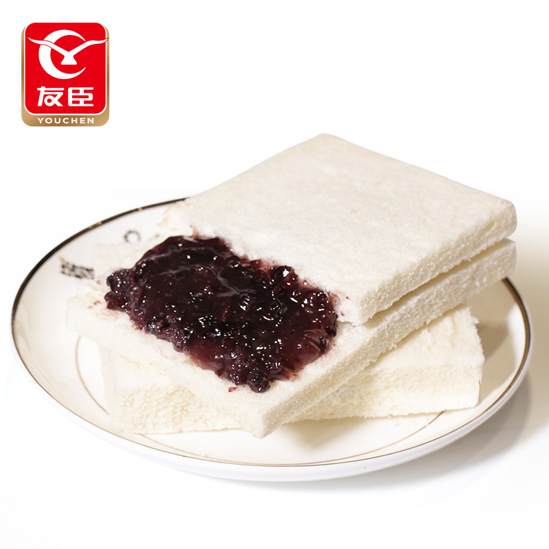 友臣紫米面包整箱520g*2箱早餐面包蛋糕网红休闲零食老人食品