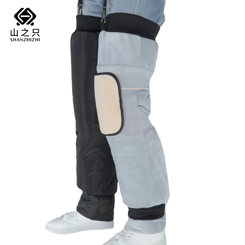 山之只 挡风防寒加厚护膝 小号 对高清大图