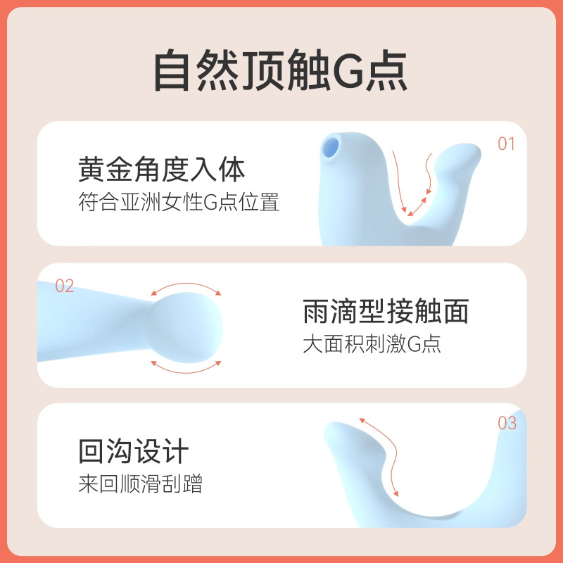 小海豹[天空蓝] 大人糖小海豹跳蛋自慰器情趣性用品女性专用成人玩具高潮震动海豚高清大图