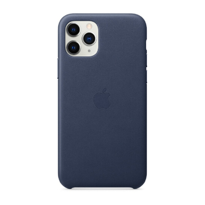 苹果Apple 原装iPhone 11 Pro 皮革保护壳 手机壳 午夜蓝色