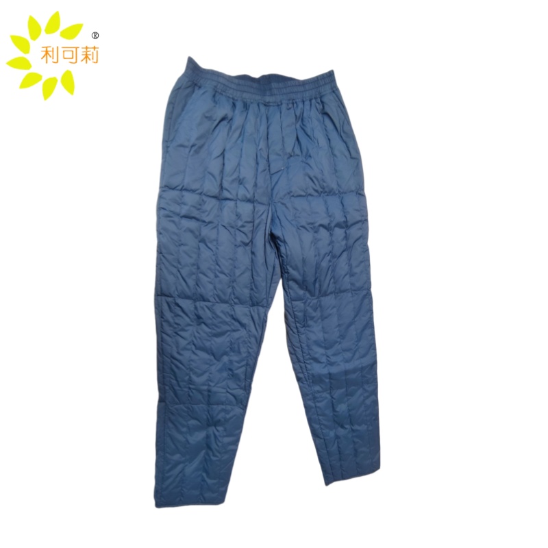 利可莉 男款羽绒裤防寒裤保暖裤 M-5xl藏蓝 条高清大图