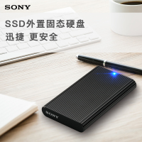 索尼（SONY） 移动硬盘 微单相机连接 新款SSD外置固态硬盘USB3.0接口 SSD固态硬盘