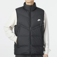 耐克（NIKE） 官方舰店男装 2022冬季新款跑步健身运动服羽绒马甲舒适立领马夹外套拉链羽绒背心 DV1136-010 M DV1136-010