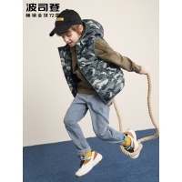 波司登童装秋冬儿童轻薄羽绒马甲保暖背心上衣羽绒服