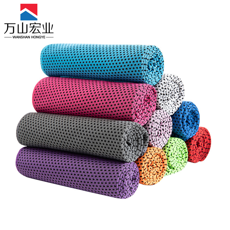 万山宏业 运动毛巾 冰丝毛巾 MJ01/条高清大图