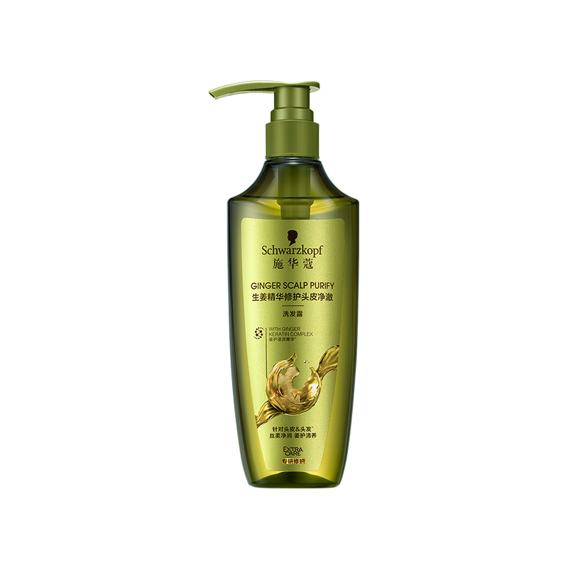 施华蔻(Schwarzkopf)生姜精华修护头皮净彻洗发露600ml