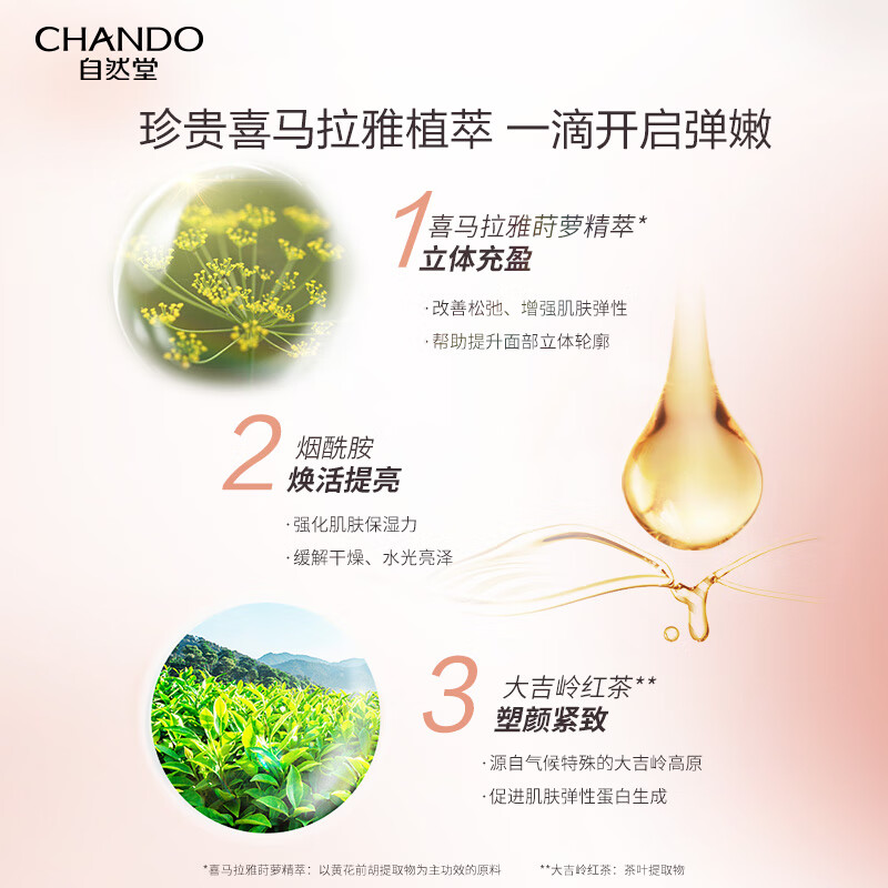 自然堂(CHANDO)提拉紧致细腻肌肤弹嫩紧致抗皱修护晚安霜50g高清大图