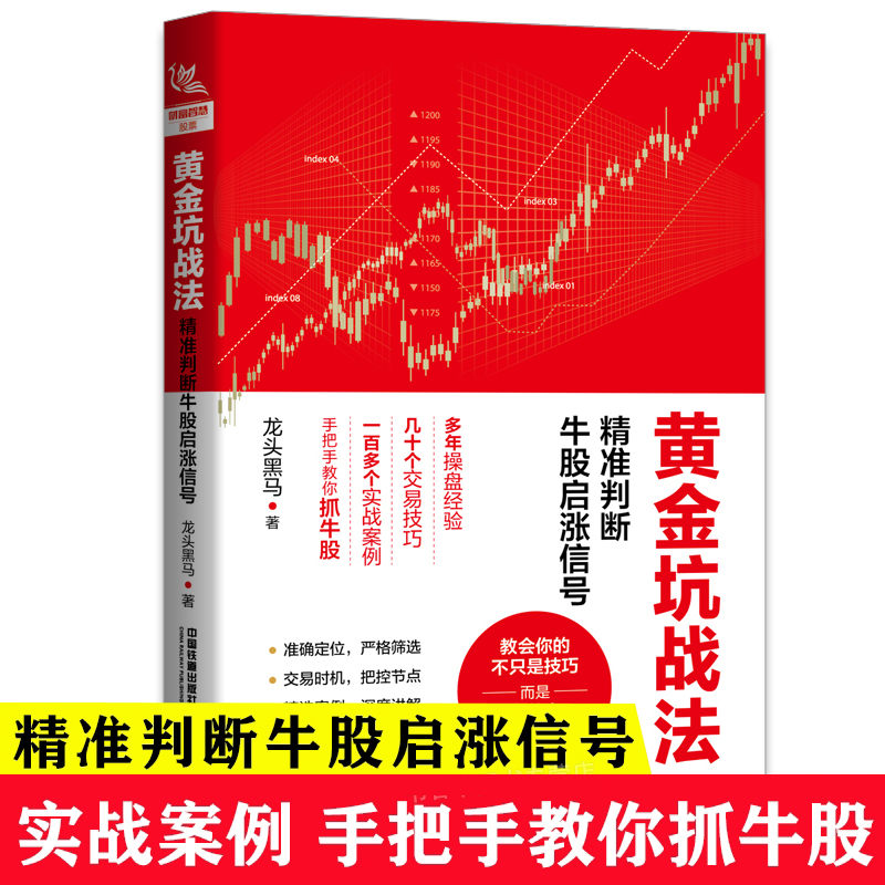 [正版]黄金坑战法 精准判断牛股启涨信号 投资炒股票操作指导书 选股买卖风险控制 散户炒股投资方法与技巧 如何选股炒股高清大图