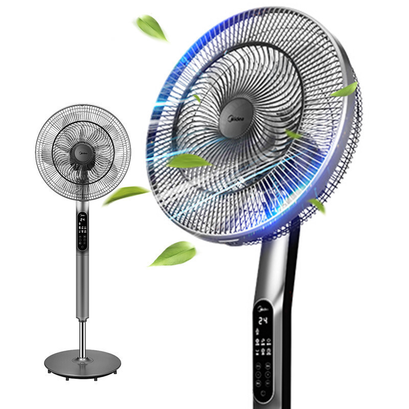 美的midea电风扇fs4018hr10叶遥控版控制方式智能轻音24档变频落地扇