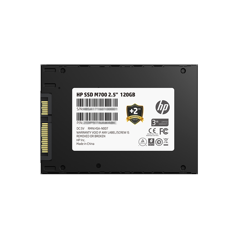 惠普(HP) M700系列 120G SATA接口 台式组装机笔记本电脑SSD固态硬盘